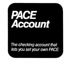 PACE ACCOUNT THE CHECKING ACCOUNT THAT LET YOU SET YOUR OWN PAGE logo