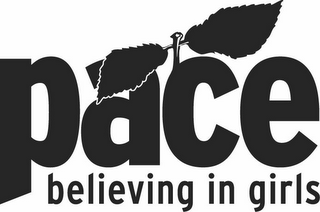 PACE BELIEVING IN GIRLS logo