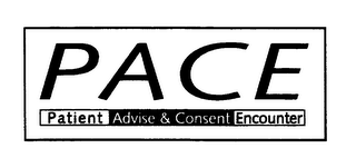 PACE PATIENT ADVISE & CONSENT ENCOUNTER logo