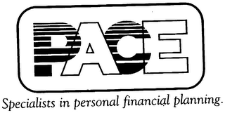 PACE SPECIALISTS IN PERSONAL FINANCING PLANNING. logo