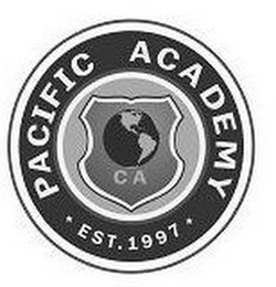 PACIFIC ACADEMY · EST. 1997 · CA logo