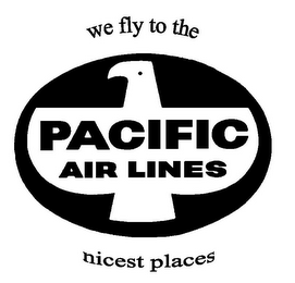 PACIFIC AIR LINES WE FLY TO THE NICEST PLACES logo