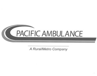 PACIFIC AMBULANCE A RURAL/METRO COMPANY logo