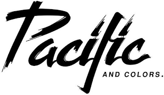 PACIFIC AND COLORS. logo