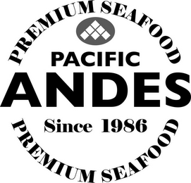 PACIFIC ANDES SINCE 1986 PREMIUM SEAFOOD PREMIUM SEAFOOD logo