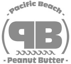 - PACIFIC BEACH - - PEANUT BUTTER - PB logo