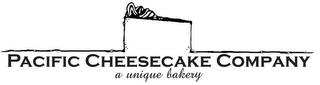 PACIFIC CHEESECAKE COMPANY A UNIQUE BAKERY logo
