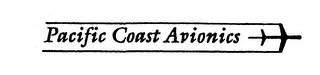 PACIFIC COAST AVIONICS logo