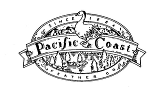 PACIFIC COAST FEATHER CO. SINCE 1884 logo