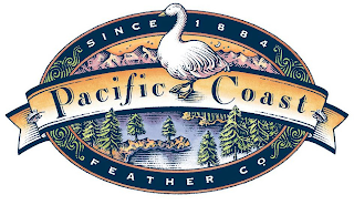 PACIFIC COAST FEATHER CO SINCE 1884 logo