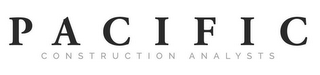 PACIFIC CONSTRUCTION ANALYSTS logo