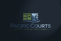 PACIFIC COURTS PICKLEBALL | BASKETBALL | TENNIS | HOCKEY logo