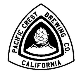 PACIFIC CREST BREWING CO. CALIFORNIA logo