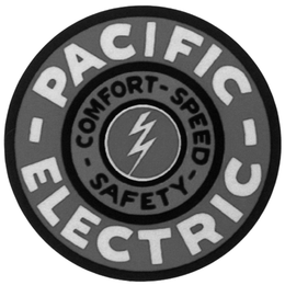 PACIFIC ELECTRIC COMFORT SPEED SAFETY logo