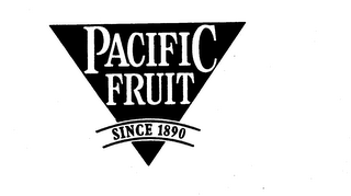 PACIFIC FRUIT SINCE 1890 logo