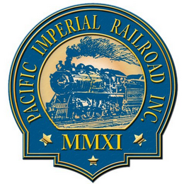 PACIFIC IMPERIAL RAILROAD INC. MMXI logo