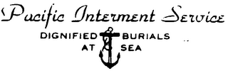 PACIFIC INTERMENT SERVICE DIGNIFIED BURIALS AT SEA logo