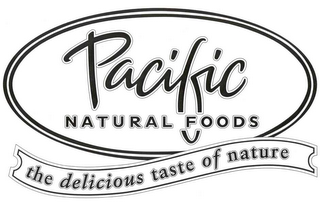 PACIFIC NATURAL FOODS THE DELICIOUS TASTE OF NATURE logo