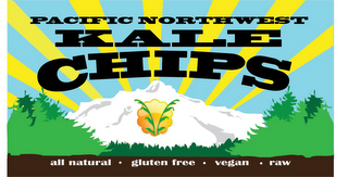 PACIFIC NORTHWEST KALE CHIPS ALL NATURAL GLUTEN FREE VEGAN RAW logo