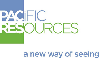 PACIFIC RESOURCES A NEW WAY OF SEEING logo