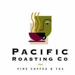 PACIFIC ROASTING CO FINE COFFEE & TEA logo