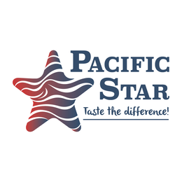 PACIFIC STAR TASTE THE DIFFERENCE! logo