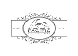 PACIFIC STONE CRAB, EST. 1961, S.D. CA logo