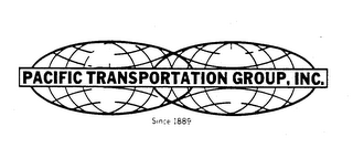 PACIFIC TRANSPORTATION GROUP, INC. SINCE 1889 logo