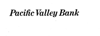 PACIFIC VALLEY BANK logo