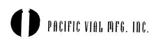 PACIFIC VIAL MFG. INC. logo