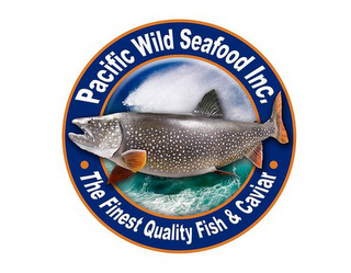 PACIFIC WILD SEAFOOD INC. · THE FINEST QUALITY FISH & CAVIAR · logo