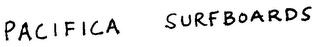 PACIFICA SURFBOARDS logo
