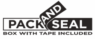 PACK AND SEAL BOX WITH TAPE INCLUDED logo
