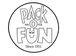 PACK-O-FUN SINCE 1951 logo