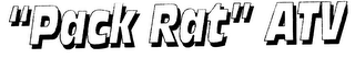 "PACK RAT" ATV logo