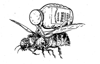 PACK SADDLE BRAND PURE HONEY logo