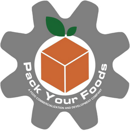 PACK YOUR FOODS A FOOD COMMERCIALIZATION AND DEVELOPMENT COMPANY logo