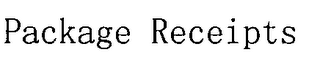 PACKAGE RECEIPTS logo