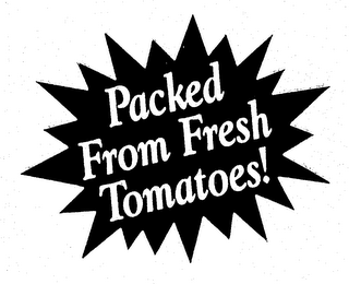 PACKED FROM FRESH TOMATOES! logo