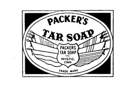 PACKER'S TAR SOAP PACKERS TAR SOAP INC MYSTIC, CONN TRADE MARK logo