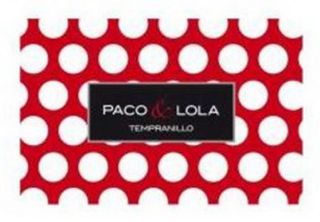 PACO & LOLA TEMPRANILLO logo