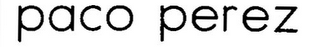 PACO PEREZ logo