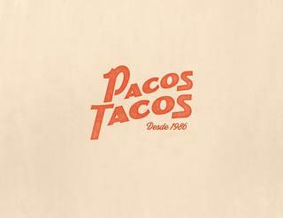PACOS TACOS DESDE 1986 logo
