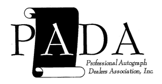 PADA PROFESSIONAL AUTOGRAPH DEALERS ASSOCIATION INC. logo