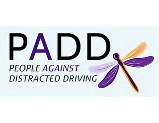 PADD PEOPLE AGAINST DISTRACTED DRIVING logo