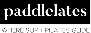 PADDLELATES WHERE SUP + PILATES GLIDE logo