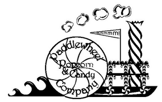 PADDLEWHEEL POPCORN & CANDY COMPANY MMMMM! logo