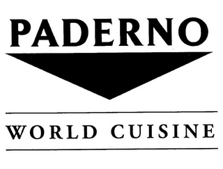 PADERNO WORLD CUISINE logo