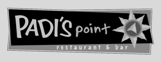 PADI'S POINT RESTAURANT & BAR logo