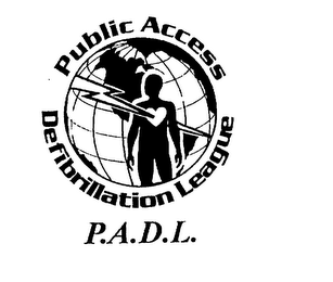 P.A.D.L. PUBLIC ACCESS DEFIBRILLATION LEAGUE logo